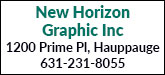 New Horizon Graphic Inc Sponsorship Banner